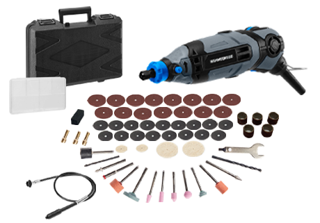 1.2-Amp Rotary Tool with 62 Accessory Attachments and Carrying Case