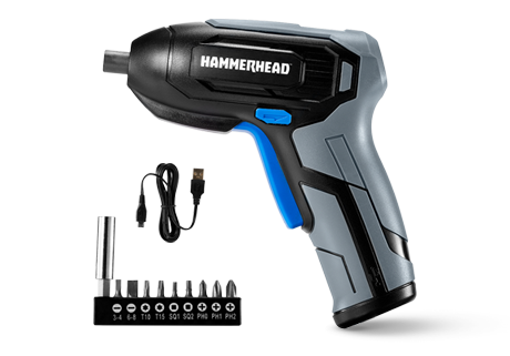 Rechargeable 4V Cordless Screwdriver Hammerhead Tools