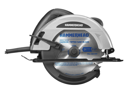 12-Amp 7-1/4 Inch Circular Saw with Saw Blade | Hammerhead Tools
