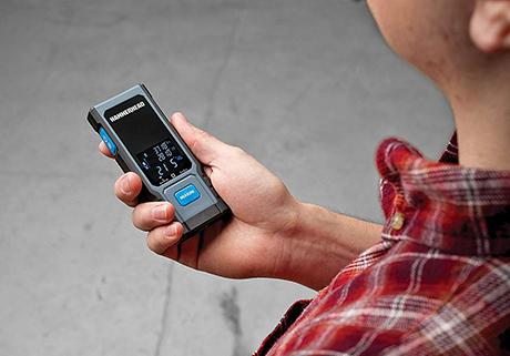 Rechargeable Compact 130 ft Laser Measuring Tool Hammerhead Tools